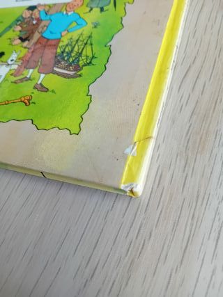 AS AVENTURAS DE TINTIN A ORELLA ROTA EN GALLEGO.