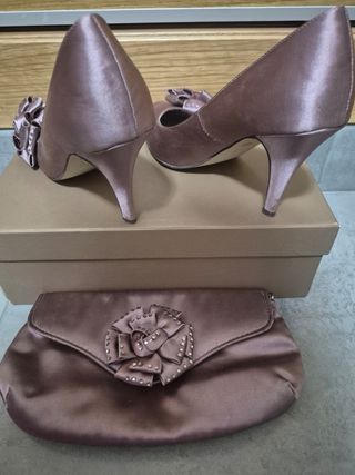 Zapatos Menbur rosa palo - Fiesta