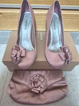 Zapatos Menbur rosa palo - Fiesta