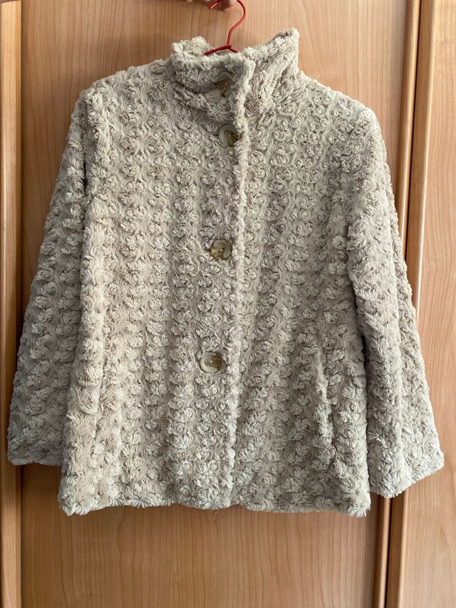 Chaqueta borreguito beige