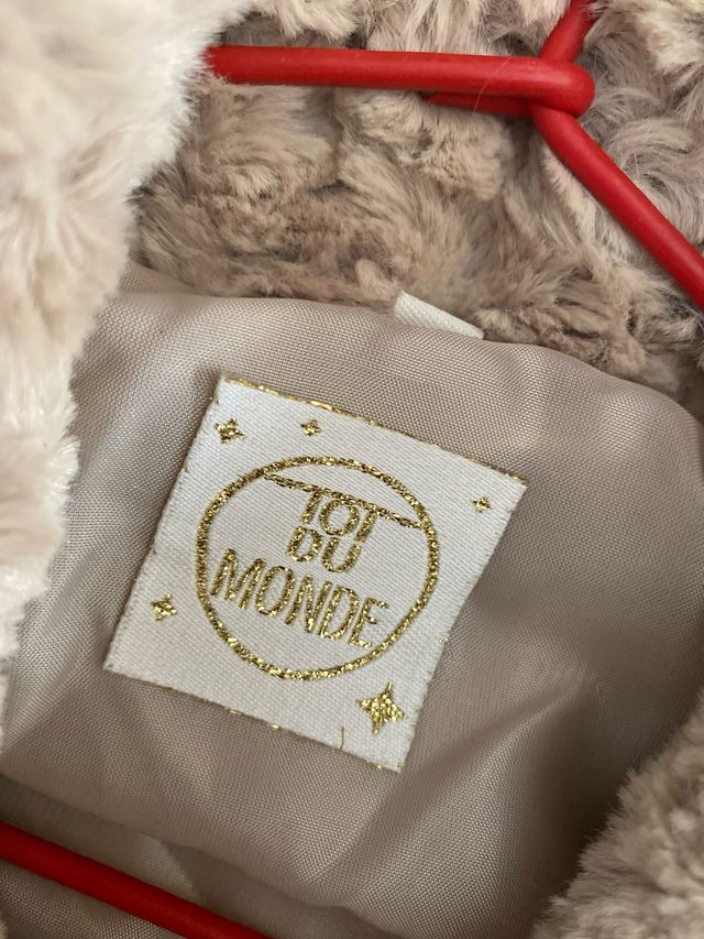 Chaqueta borreguito beige