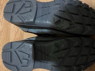 Zapatos Seguridad Serraje - Gris Rojo