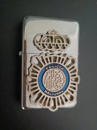 Bolígrafo más llavero más Insignia pin Policía Nac