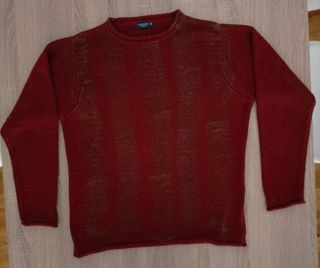 Jersey Patchwork rojo talla M