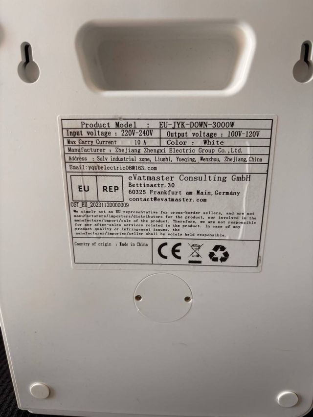 Transformador 220V-110V 3000W