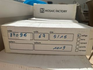 Azulejos Zellige 5x15cm