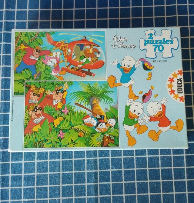 2 PUZZLES ORIGINAIS DA DISNEY DOS ANOS 90