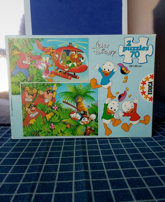 2 PUZZLES ORIGINAIS DA DISNEY DOS ANOS 90