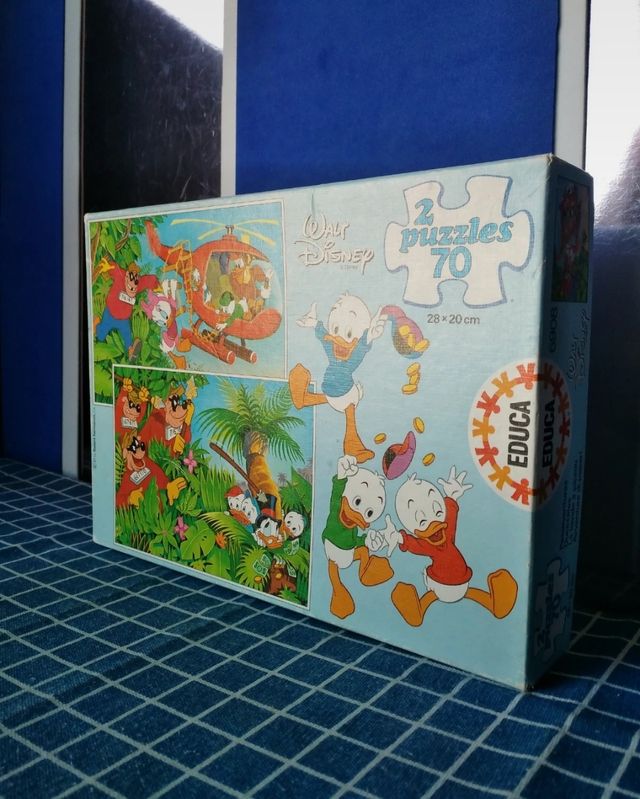 2 PUZZLES ORIGINAIS DA DISNEY DOS ANOS 90