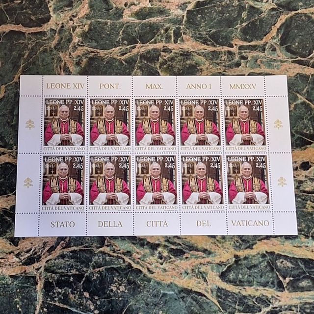 Francobolli Papa Leone XIV - MMXXV