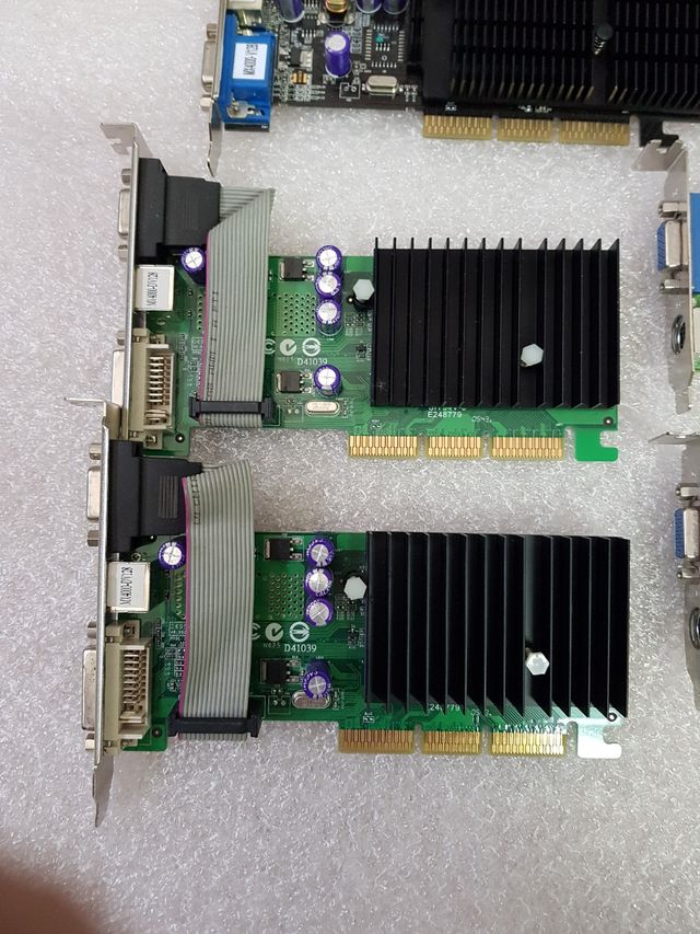 Lote 5 x Tarjeta Grafica AGP vintage