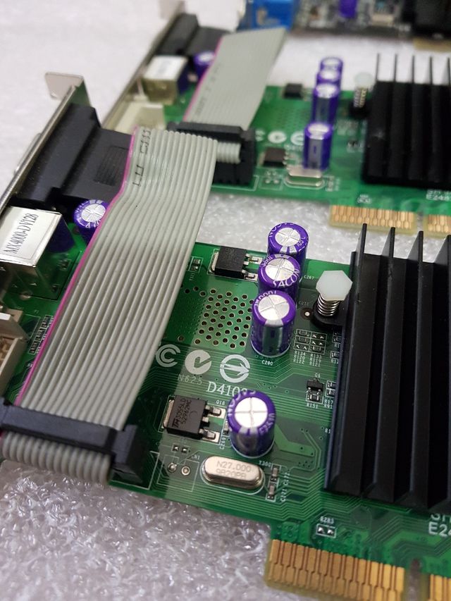 Lote 5 x Tarjeta Grafica AGP vintage