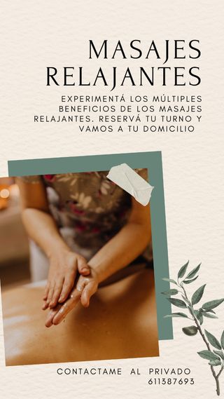 Masajes relajantes
