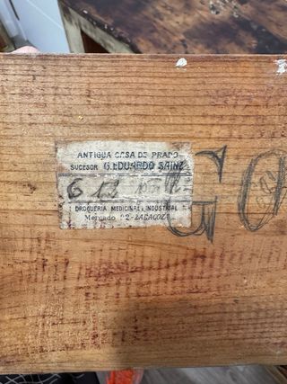 Mueble antiguo de farmacia 1850