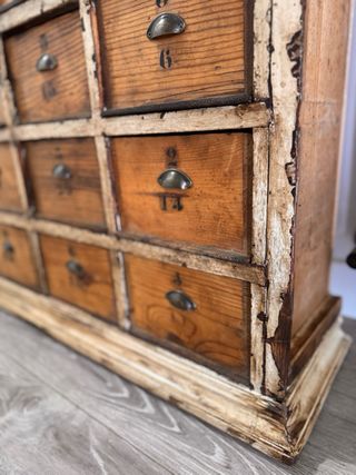 Mueble antiguo de farmacia 1850