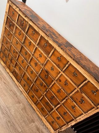 Mueble antiguo de farmacia 1850