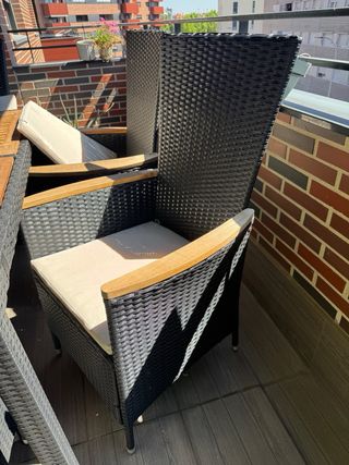 Mesa terraza con 6 sillas