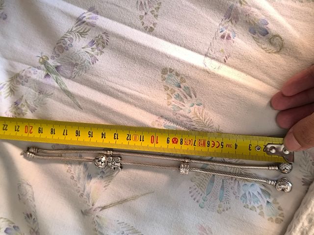 7 Pulseras Pandora Plata