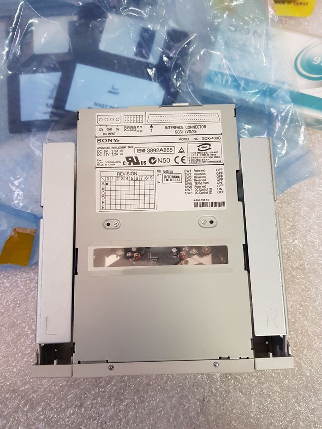 Unidad de Cinta AIT AIT-1 Sony SDX-400C