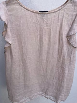 Camiseta Massimo Dutti beige - Talla L