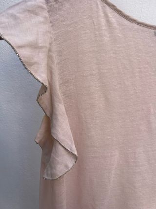 Camiseta Massimo Dutti beige - Talla L
