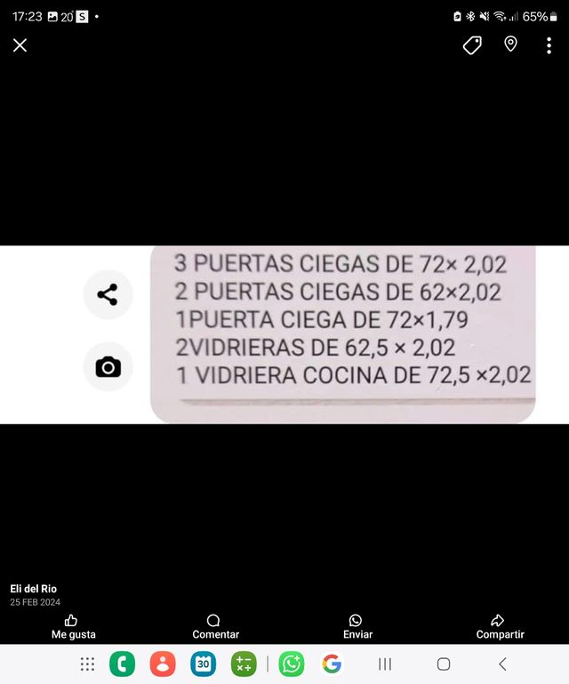 Puertas madera maciza