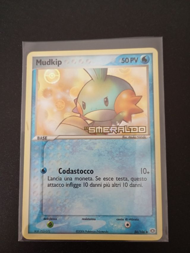 Mudkip Holo stamped- Pokémon set ex smeraldo