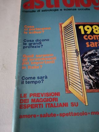 Lotto 3 riviste astrologia anni 80 vintage rare 
