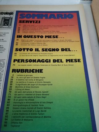 Lotto 3 riviste astrologia anni 80 vintage rare 