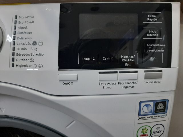 Lavadora AEG 10kg Carga Frontal