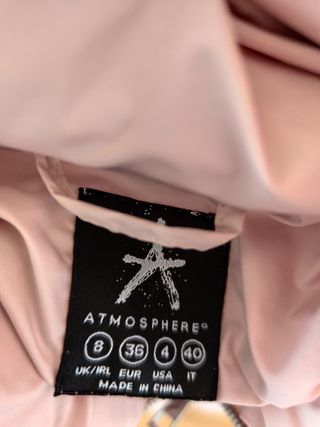 Chaqueta rosa acolchada