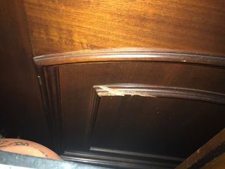 Puerta blindada madera maciza