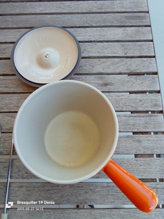 Olla Fondue Le Creuset Naranja