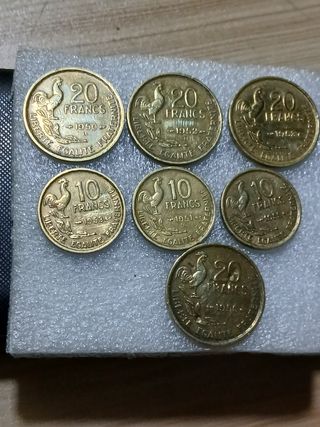 Lote Monedas Francés