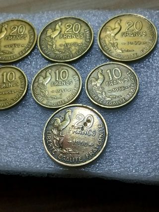 Lote Monedas Francés