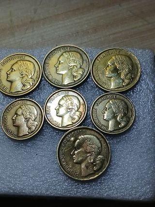 Lote Monedas Francés