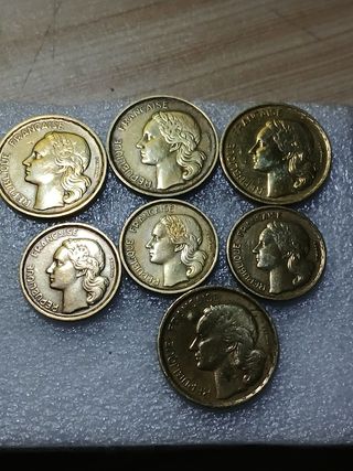 Lote Monedas Francés