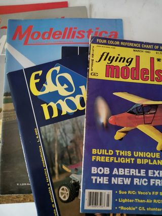 Lotto 8 riviste vintage modellismo hobby rare