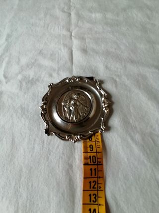 Piattino argento - Icona Angeli