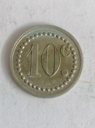 Ficha 10 céntimos Societé Coopérative