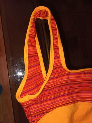 Bañador Reebok talla XS - Rojo/Naranja
