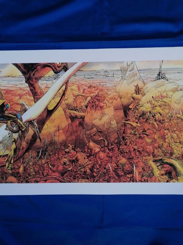 CÓMIC. MOEBIUS. BATTLE 1. CARTEL.