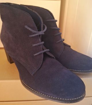 Botines serraje, mujer - 39