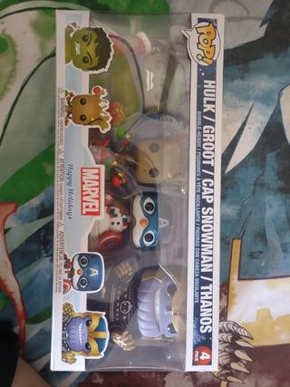 Funko Pop! Marvel Navidad (4 figuras)