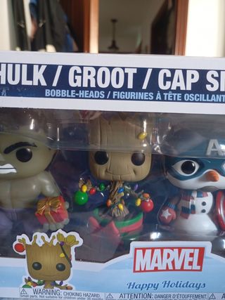 Funko Pop! Marvel Navidad (4 figuras)