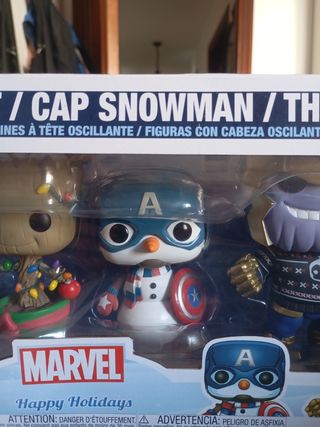 Funko Pop! Marvel Navidad (4 figuras)