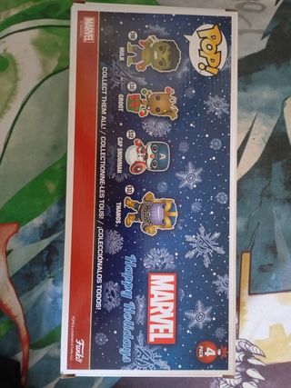 Funko Pop! Marvel Navidad (4 figuras)