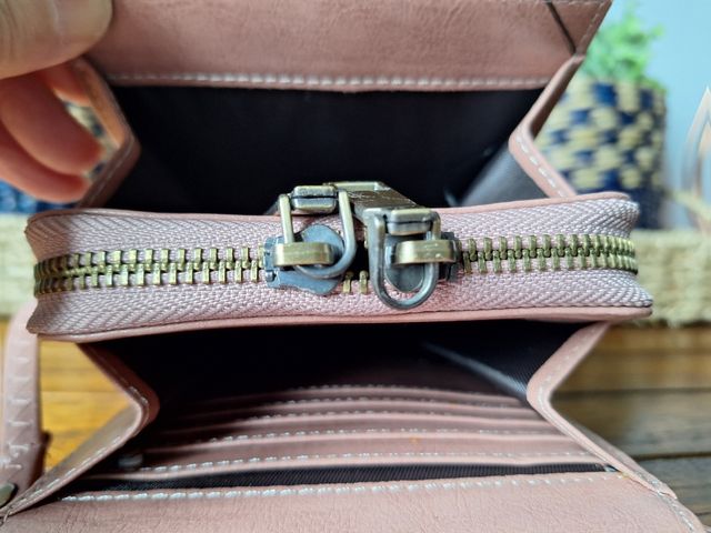 Bolso bandolera rosa