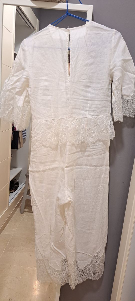 Mono blanco Zara - Lino