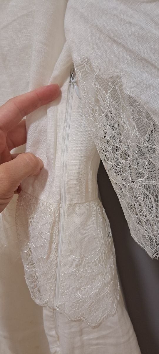 Mono blanco Zara - Lino